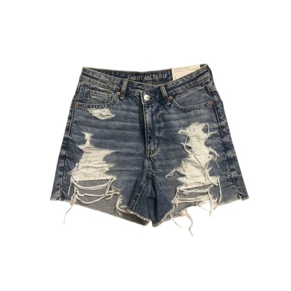 American Eagle Outfitters Highest Rise Baggy Short Comfort Stretch Waistband 8‎